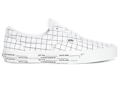 Pre-owned Vans Men's  Era Ucolor Sneakers In Checkerboard/true White