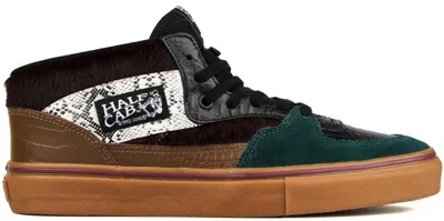 Pre-owned Vans Men's  Half Cab Bodega Return Of The Dragon Sneakers In Black/brown/gum