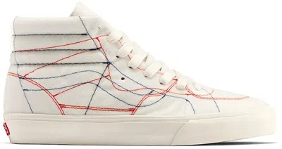 Pre-owned Vans Men's  Hi Taka Hayashi Diy Sneakers In Marshmallow In White