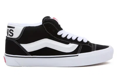 Pre-owned Vans Men's  Knu Mid Sneakers In Black/true White In Multi