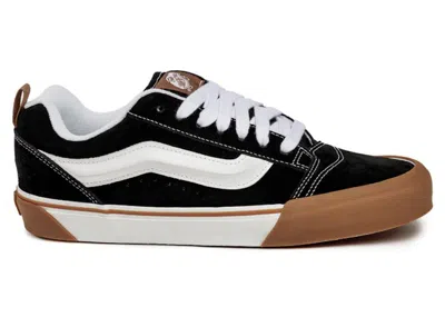 Pre-owned Vans Men's  Knu Skool Bumper Sneakers In Black/gum