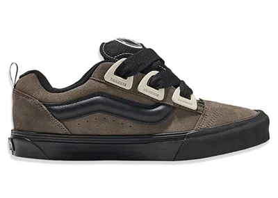 Pre-owned Vans Men's  Knu Skool Dr Sneakers In Grey/marshmallow