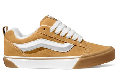 Pre-owned Vans Men's  Knu Skool Honey Yellow Sneakers In Gum Bumper Honey Yellow