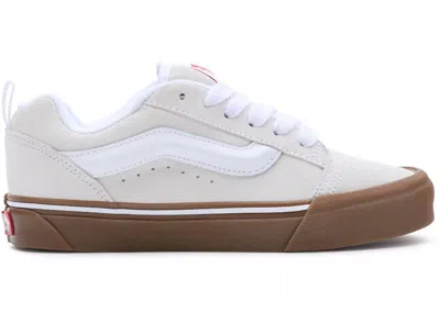 Pre-owned Vans Men's  Knu Skool Off Gum Sneakers In White