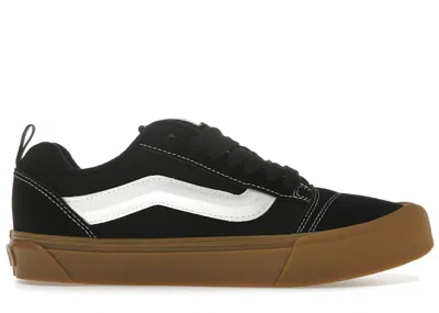 Pre-owned Vans Men's  Knu Skool Sneakers In Black/gum In Multi