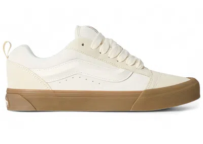 Pre-owned Vans Men's  Knu Skool Sneakers In Marshmallow/light Gum