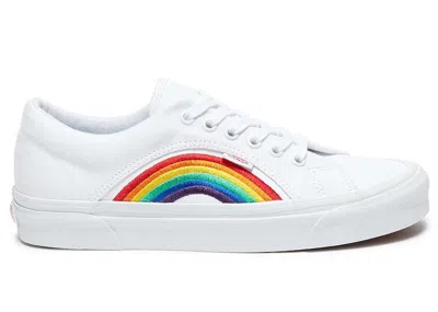 Pre-owned Vans Men's  Lampin 86 Dx Anaheim Factory Sneakers In Pride/white/rainbow In Multi