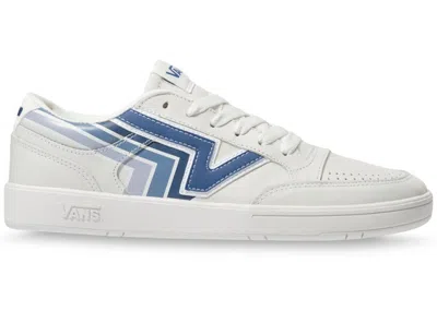 Pre-owned Vans Men's  Lowland Cc Penn Sneakers In Blanc De Blanc/navy Blue