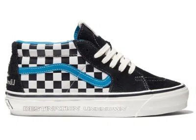 Pre-owned Vans Men's  Lx Sk8mid Reissue 83 Liberaiders Sneakers In Blue/marshmellow