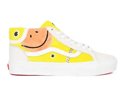 Pre-owned Vans Men's  Mid Zoo Skool Unstuffed Animal Sneakers In Duck/white