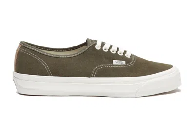 Pre-owned Vans Men's  Og Authentic Lx Suede Sneakers In Olive