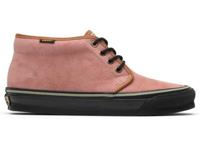 Pre-owned Vans Men's  Og Chukka Lx Midtop Modern Sneakers In Red/black