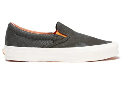 Pre-owned Vans Men's  Og Classic Slipon Lx Porteryoshida And Co. Sneakers In Forest Night/black Ink