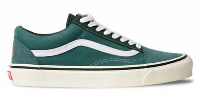 Pre-owned Vans Men's  Og Old Skool Lx Gym Standard Sneakers In Trekking Green