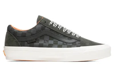 Pre-owned Vans Men's  Og Old Skool Lx Porteryoshida And Co. Green Sneakers In Forest Green/black Ink
