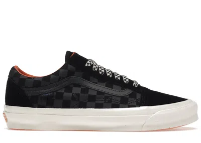 Pre-owned Vans Men's  Og Old Skool Lx Porteryoshida And Co. Sneakers In Black/orange In Multi