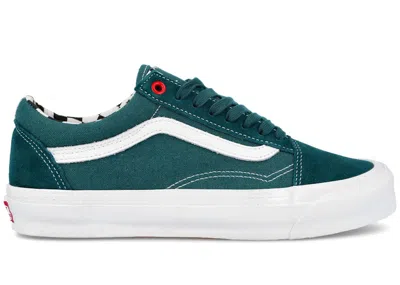 Pre-owned Vans Men's  Og Old Skool Lx Ray Barbee Leica Sneakers In Green/white