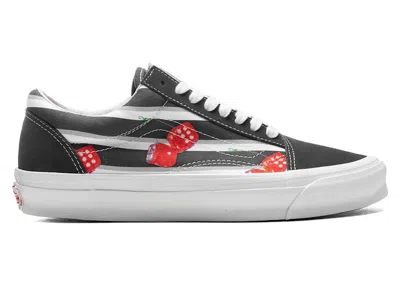 Pre-owned Vans Men's  Og Old Skool Lx Snake Eyes Sneakers In Black