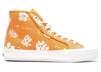 Pre-owned Vans Men's  Og Style 24 Lx Hibiscus Sneakers In Persimmon/true White