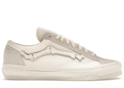 Pre-owned Vans Men's  Og Style 36 Lx Blends Bones Magic Tape Pack Sneakers In Marshmallow In White