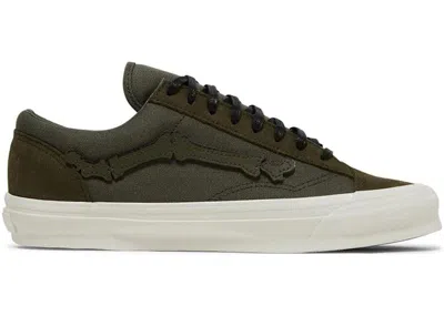Pre-owned Vans Men's  Og Style 36 Lx Blends Magic Tape Sneakers In Green/marshmallow