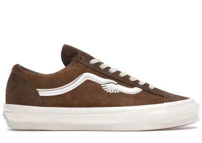 Pre-owned Vans Men's  Og Style 36 Lx Notre Espresso Sneakers In Brown/off White In Multi