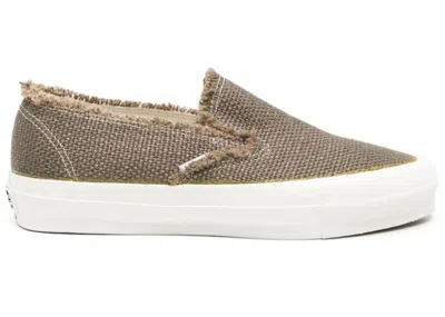 Pre-owned Vans Men's  Og Style 48 Lx Frayed Sneakers In Jute/canteen In Brown