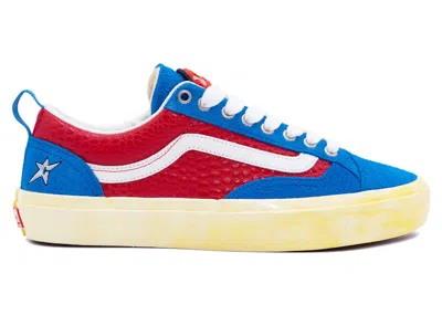 Pre-owned Vans Men's  Old Skool 36+ Carpet Company (friends & Family) Sneakers In Red/blue In Multi