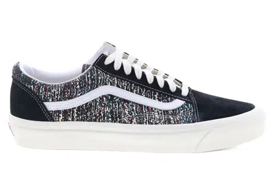 Pre-owned Vans Men's  Old Skool 36 Dx Anaheim Factory Static Sneakers In Black/white
