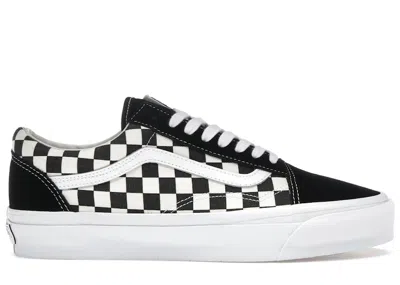Pre-owned Vans Men's  Old Skool 36 Lx Checkerboard Sneakers In White/black In Multi