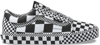 Pre-owned Vans Men's  Old Skool Allover Checkerboard Sneakers In Black/true White In Multi