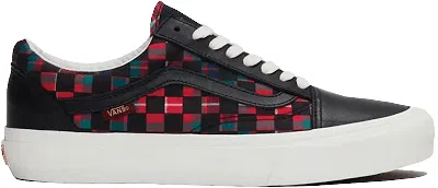 Pre-owned Vans Men's  Old Skool Baracuta Sneakers In Black/tartan Plaid/marshmallow