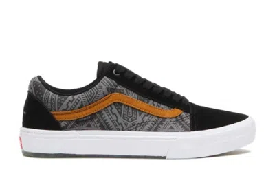 Pre-owned Vans Men's  Old Skool Bmx Courage Adams Sneakers In Black/golden Brown