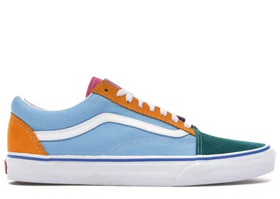 Pre-owned Vans Men's  Old Skool Colorblock Sneakers In Bright