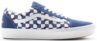 Pre-owned Vans Men's  Old Skool Comfycush Autism Awareness (2020) Sneakers In  Heart/true Blue