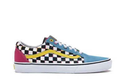 Pre-owned Vans Men's  Old Skool Crazy Checks Sneakers In White