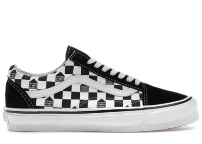 Pre-owned Vans Men's  Old Skool Dover Street Market Checkerboard Sneakers In White/black In Multi