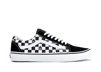 Pre-owned Vans Men's  Old Skool Dsm Checkerboard Sneakers In Black/white