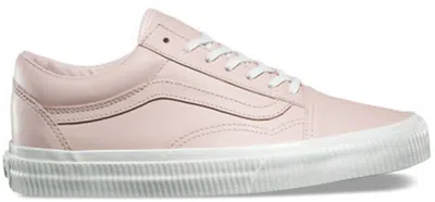 Pre-owned Vans Men's  Old Skool Embossed Sidewall Sneakers In Sepia Rose/blanc De Blanc