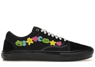 Pre-owned Vans Men's  Old Skool Frog Skateboards Sneakers In Black