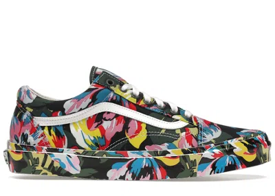 Pre-owned Vans Men's  Old Skool Kenzo Sneakers In Floral Green/true White