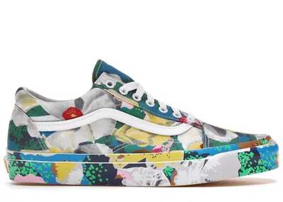 Pre-owned Vans Men's  Old Skool Kenzo Sneakers In Floral Yellow/true White