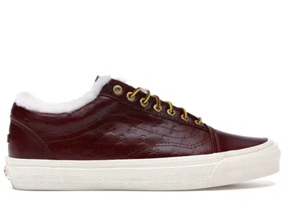 Pre-owned Vans Men's  Old Skool Kith X Mastermind Japan Sneakers In Brown/true White
