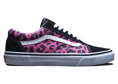 Pre-owned Vans Men's  Old Skool Leopard Sneakers In Pink
