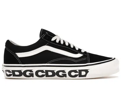 Pre-owned Vans Men's  Old Skool Lx Comme Des Garcons Sneakers In Black/white