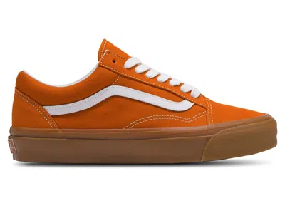 Pre-owned Vans Men's  Old Skool Lx Sneakers In Marmalade Orange/gum