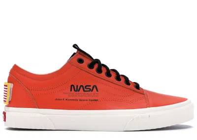 Pre-owned Vans Men's  Old Skool Nasa Space Voyager Sneakers In Firecracker In Red