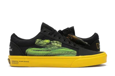 Pre-owned Vans Men's  Old Skool National Geographic Sneakers In Black/yellow In Multi