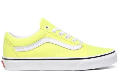 Pre-owned Vans Men's  Old Skool Neon Lemon Sneakers In Lemon Tonic/true White