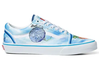 Pre-owned Vans Men's  Old Skool One Piece Devil Fruit Sneakers In Light Blue